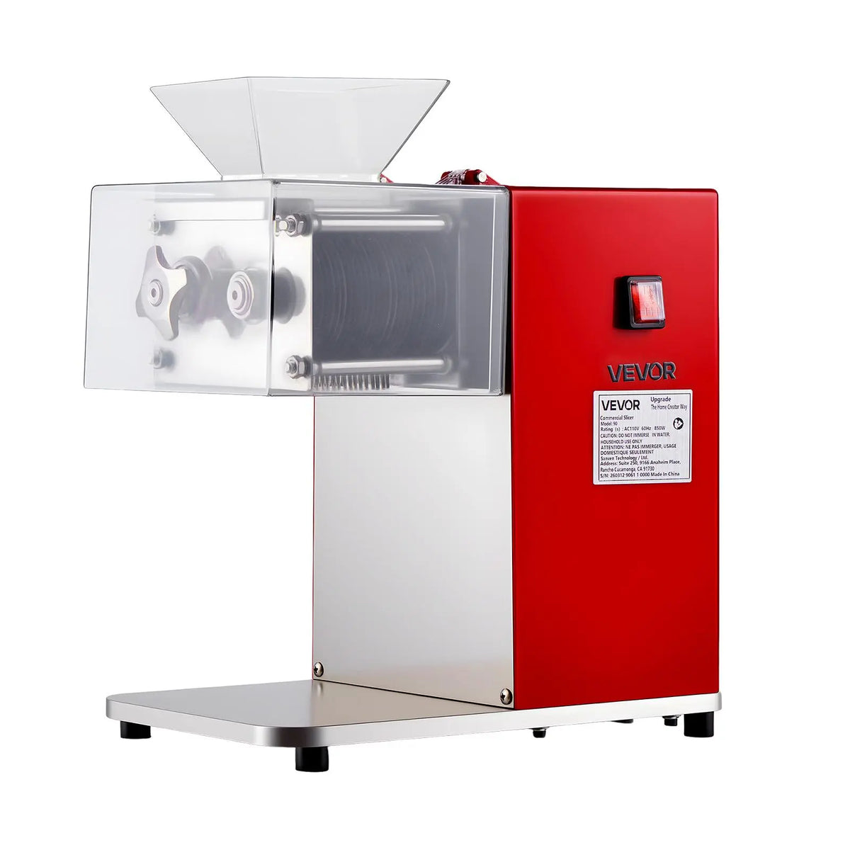 VEVOR 850W Commercial Meat Cutter Machine
